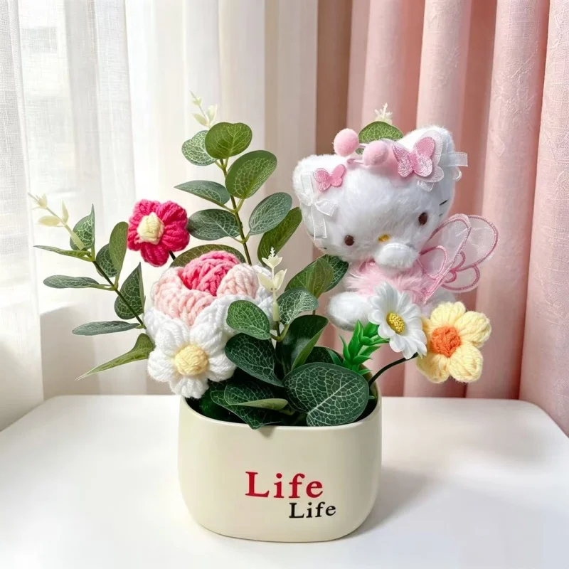 Sanrio Plush Toy My Melody Kuromi Cinnamoroll Hellokitty Creative Handmade Pots Bouquets Christmas Birthday Gifts
Sanrio Plush Toy My Melody Kuromi Cinnamoroll Hellokitty Creative Handmade Pots Bouquets Christmas Birthday Gifts