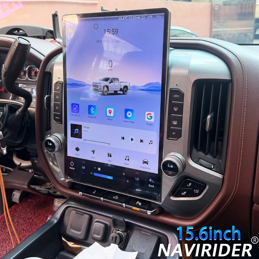 Мультимедийный видеоплеер Navi Android 14 Carplay для Chevrolet SILVERADO GMC Sierra 2014-2023, двойная система GPS, 15,6 дюйма, автомобильное радио
Мультимедийный видеоплеер Navi Android 14 Carplay для Chevrolet SILVERADO GMC Sierra 2014-2023, двойная система GPS, 15,6 дюйма, автомобильное радио