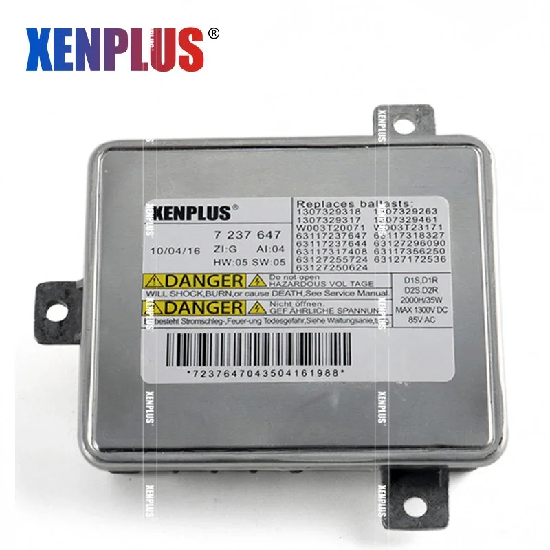 XENPLUS HID Headlight Ballast Unit 1307329263 W003T19571 63117318327 63117237644 For X1 Series/Z4 Series/Wagons ONLY/7 Series
XENPLUS HID Headlight Ballast Unit 1307329263 W003T19571 63117318327 63117237644 For X1 Series/Z4 Series/Wagons ONLY/7 Series