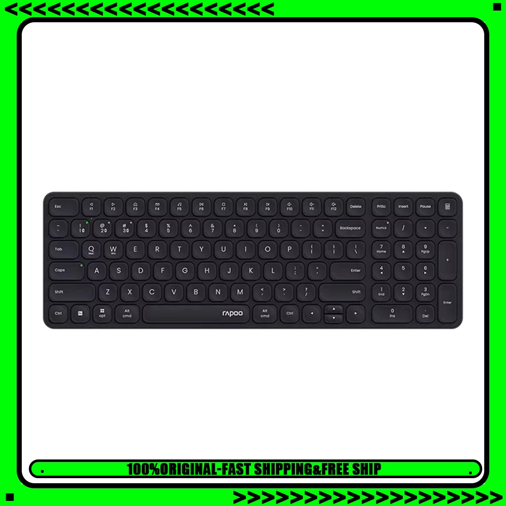 Rapoo E9300G Wireless Keyboard 3.9mm² Light Scissors Foot Fits Finger Pulp Multimode Connection Office Keyboard Pc Accessories
Rapoo E9300G Wireless Keyboard 3.9mm² Light Scissors Foot Fits Finger Pulp Multimode Connection Office Keyboard Pc Accessories