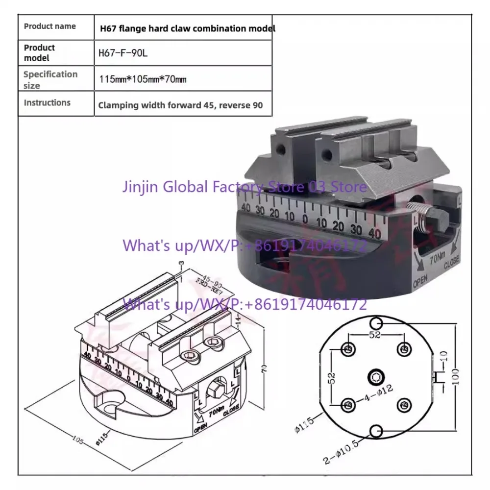 CNC Clamp Self Centering Vise Bench Hydraulic Soft Jaw Machine Vice Grip Milling Drill Press Precision Machinery Accessories
CNC Clamp Self Centering Vise Bench Hydraulic Soft Jaw Machine Vice Grip Milling Drill Press Precision Machinery Accessories