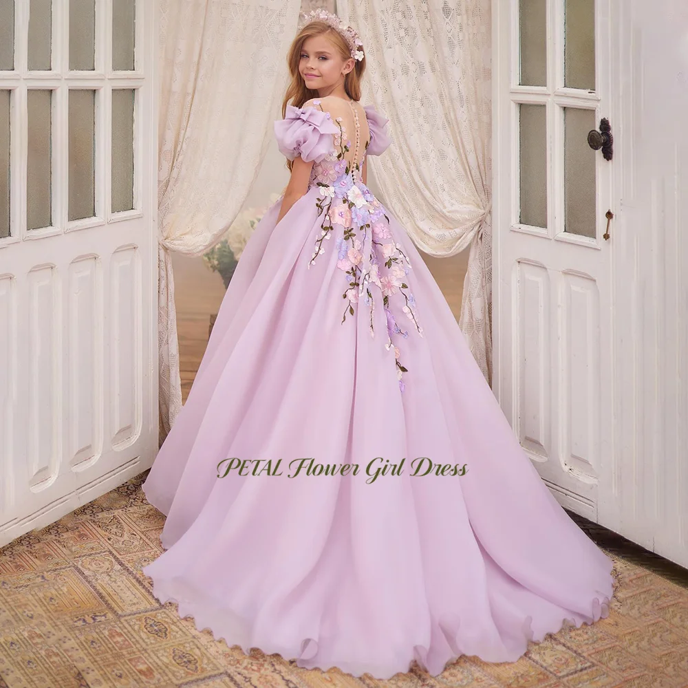 Petal Fluffy Flower Girl Dress with 3D Flowers A Line Pageant Dress Luxury Girls Dress Ball Gown for Birthday Customized
Petal Fluffy Flower Girl Dress with 3D Flowers A Line Pageant Dress Luxury Girls Dress Ball Gown for Birthday Customized