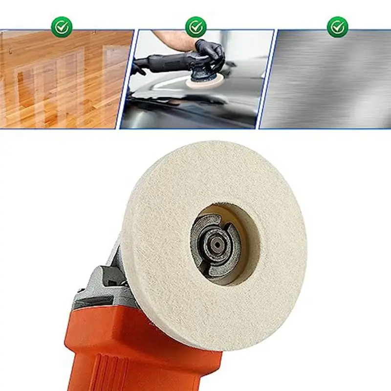 [NEW!ABAG】 Wool Polishing Wheel Disc The Wool Felt Polishing Wheel For 100-Angle Grinder (8Pcs)
[NEW!ABAG】 Wool Polishing Wheel Disc The Wool Felt Polishing Wheel For 100-Angle Grinder (8Pcs)