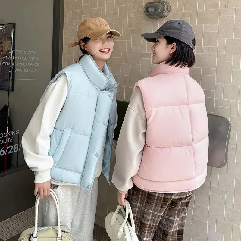 Хлопковый стеганый жилет ярких цветов, 2026, женский жилет, осень-зима, новая утолщенная свободная короткая куртка с воротником-стойкой, майка Tide
Хлопковый стеганый жилет ярких цветов, 2026, женский жилет, осень-зима, новая утолщенная свободная короткая куртка с воротником-стойкой, майка Tide