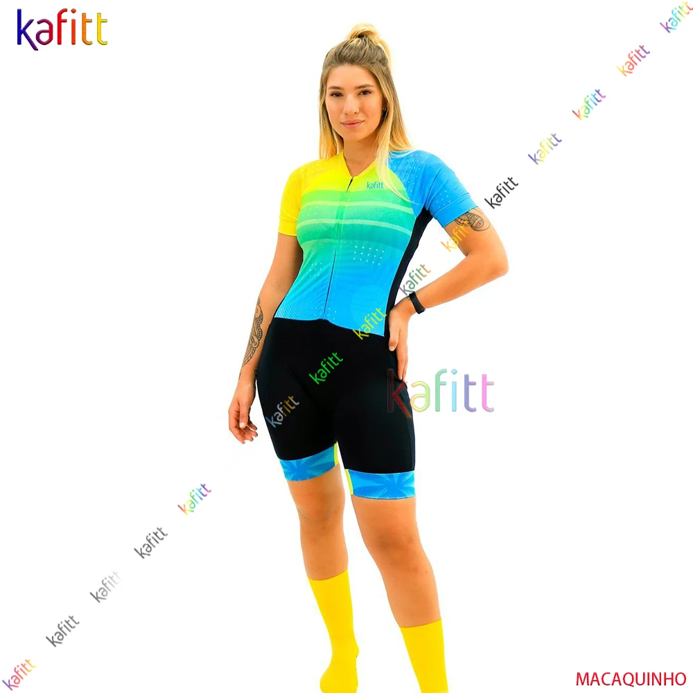Женские комплекты для велоспорта, костюм-комбинезон Kaffit, синяя велосипедная одежда, Бесплатная доставка в Бразилию
Женские комплекты для велоспорта, костюм-комбинезон Kaffit, синяя велосипедная одежда, Бесплатная доставка в Бразилию