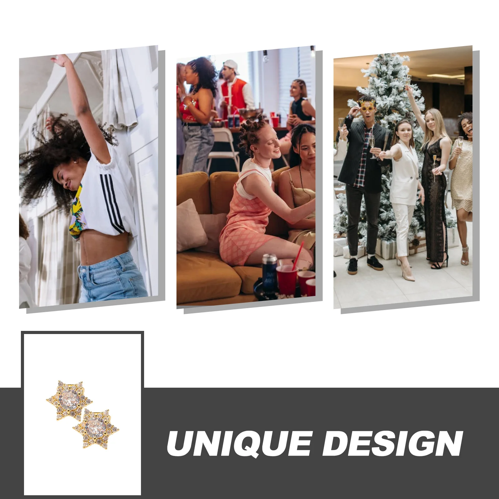 1Pair Fashion Hexagram Star Zircon Stud Earrings for Women Delicate Bling Ear Jewelry Simple Chic Accessory Gift Idea
1Pair Fashion Hexagram Star Zircon Stud Earrings for Women Delicate Bling Ear Jewelry Simple Chic Accessory Gift Idea