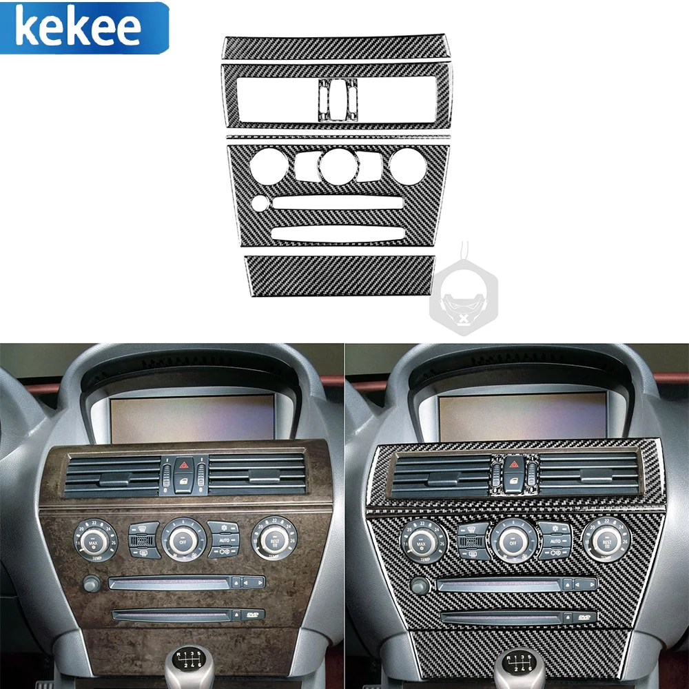 For BMW 6 Series E63 E64 2004-2007 Real Carbon Fiber Car Decal Auto Central Dashboard Radio Air Conditioning Panel Trim Strip
For BMW 6 Series E63 E64 2004-2007 Real Carbon Fiber Car Decal Auto Central Dashboard Radio Air Conditioning Panel Trim Strip