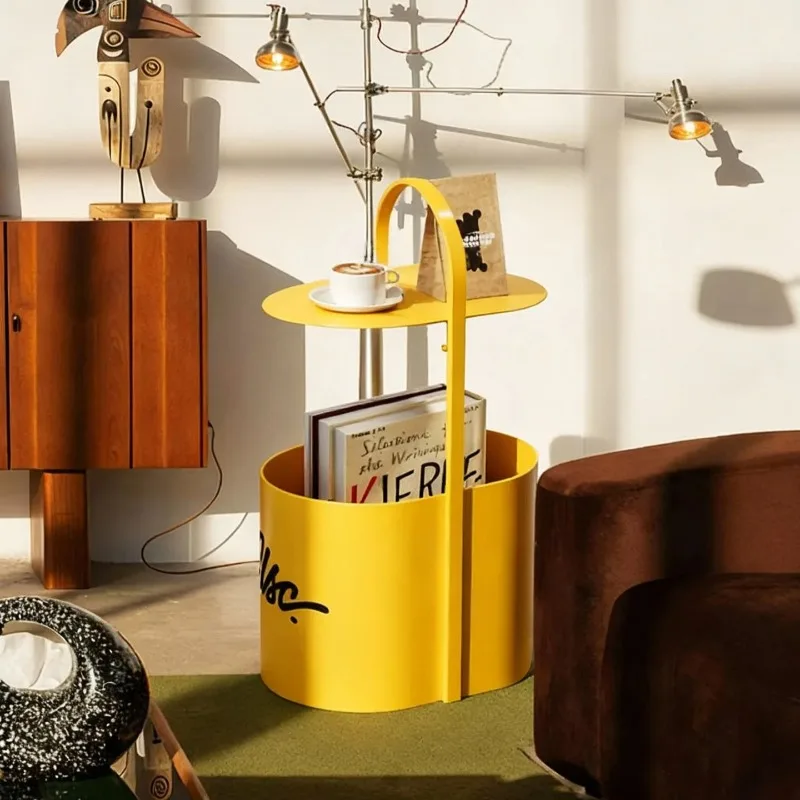 Dopamine Style Side Table with Storage Oval Wrought Iron End Table for Sofa Multifunctional Living Room Snack&Magazine Organizer
Dopamine Style Side Table with Storage Oval Wrought Iron End Table for Sofa Multifunctional Living Room Snack&Magazine Organizer