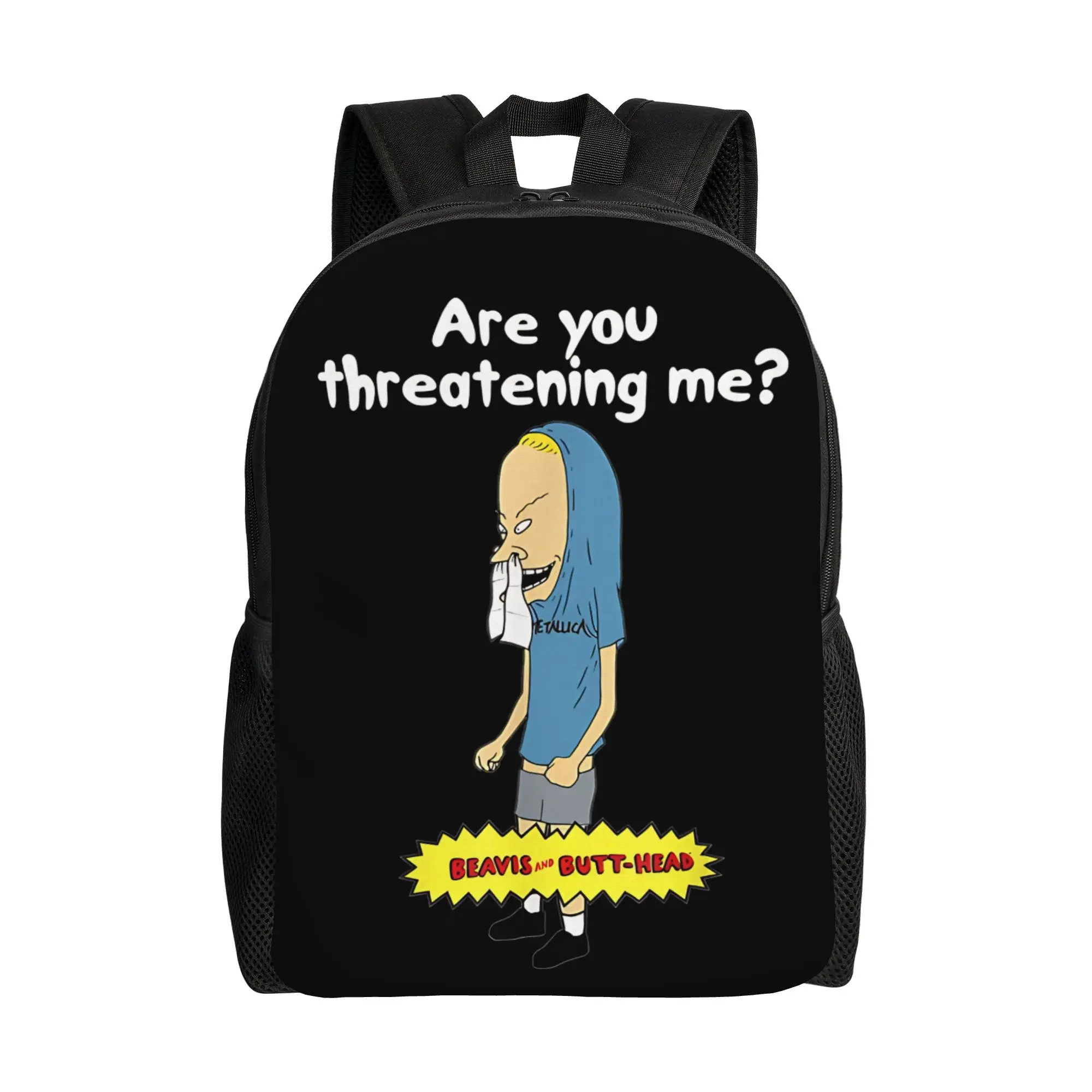 Рюкзак для подростков Are You Threatening Me Beavis and Butthead, спортивный, студенческий, рабочий, повседневный, для ноутбука, сумка через плечо
Рюкзак для подростков Are You Threatening Me Beavis and Butthead, спортивный, студенческий, рабочий, повседневный, для ноутбука, сумка через плечо