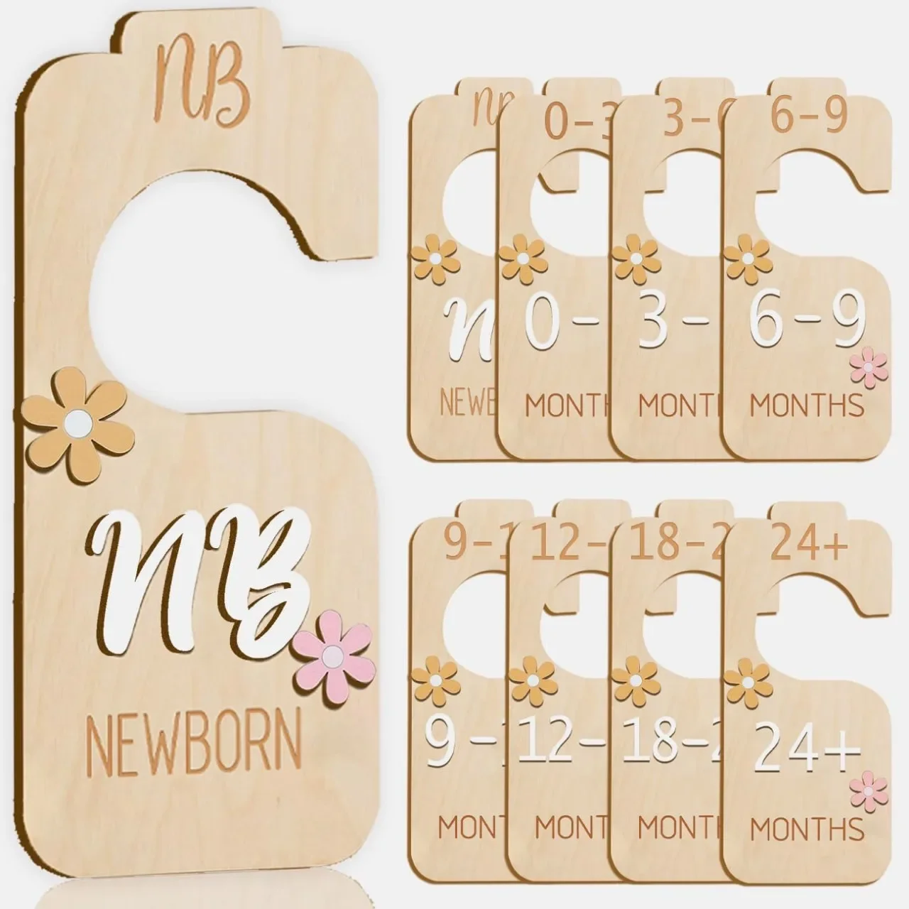 8pcs/set Organizer Newborn To 24 Month Gift Baby Closet Divider Size Dividers Wood Card Clothes Hanger Wedding hanger Organize
8pcs/set Organizer Newborn To 24 Month Gift Baby Closet Divider Size Dividers Wood Card Clothes Hanger Wedding hanger Organize