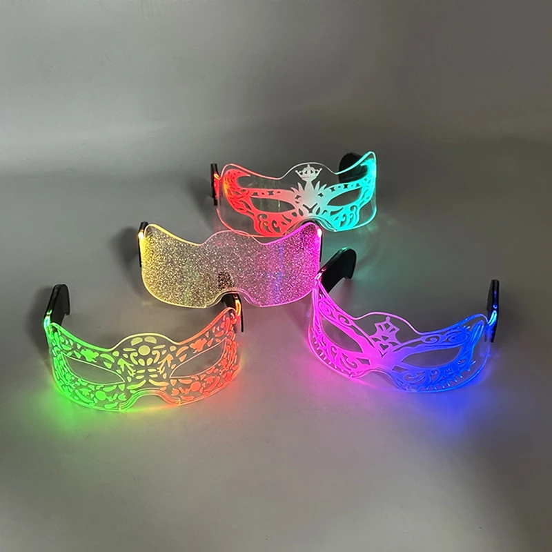 2024 Halloween New Design Half Face Mask Men Women Luminous LED Changeable Colorful Mask Glowing For Rave Halloween Bar Night
2024 Halloween New Design Half Face Mask Men Women Luminous LED Changeable Colorful Mask Glowing For Rave Halloween Bar Night