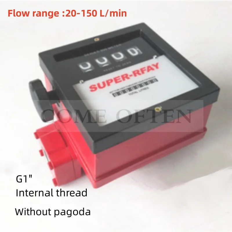 Aluminum Alloy Four-Digit Mechanical Oil Gauge Turbine Flowmeter Diesel Flowmeter 20-150 L/min G1”
Aluminum Alloy Four-Digit Mechanical Oil Gauge Turbine Flowmeter Diesel Flowmeter 20-150 L/min G1”