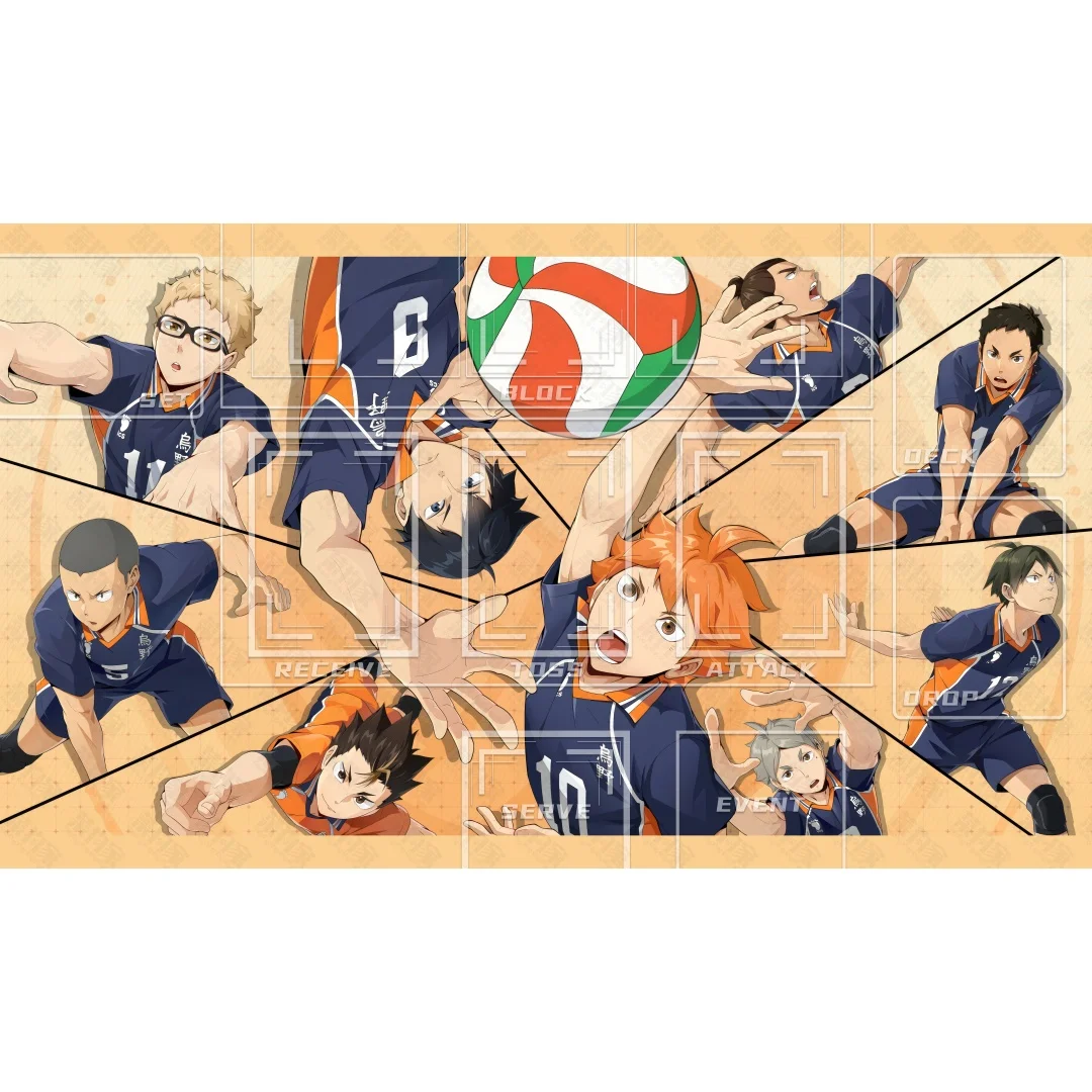 600x350mm VobacaBreak Card Grid Haikyuu!! TCG Trading Card Playmat 2mmStitched Edge English Diy Fan Rubber Card Mat Mouse Pad
600x350mm VobacaBreak Card Grid Haikyuu!! TCG Trading Card Playmat 2mmStitched Edge English Diy Fan Rubber Card Mat Mouse Pad