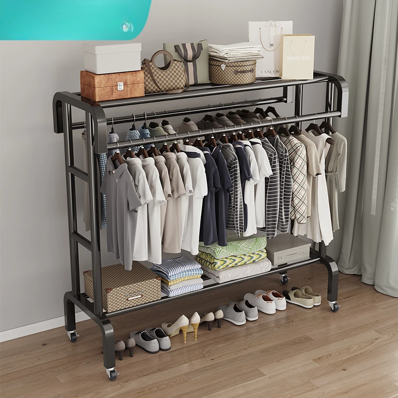 Simple Clothes and Hat Hanger Household Bedroom Clothes Hanger Floor Storage Storage Shelf Balcony Air Drying
Simple Clothes and Hat Hanger Household Bedroom Clothes Hanger Floor Storage Storage Shelf Balcony Air Drying