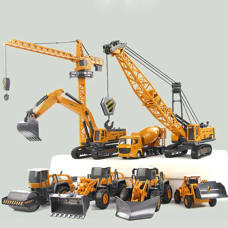 Engineering Vehicle Toys for Boys Alloy+Plastic Tractor Excavator Bulldozer Crane Truck Model Diecast Children Collection Gifts
Engineering Vehicle Toys for Boys Alloy+Plastic Tractor Excavator Bulldozer Crane Truck Model Diecast Children Collection Gifts