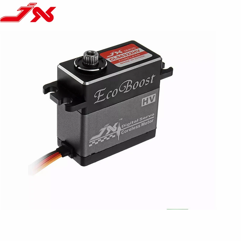 JX CLS6322HV 63g 21kg.cm@7.4V High-precision Aluminium Shell Metal Gear High Voltage Coreless Digital Servo for Robots
JX CLS6322HV 63g 21kg.cm@7.4V High-precision Aluminium Shell Metal Gear High Voltage Coreless Digital Servo for Robots