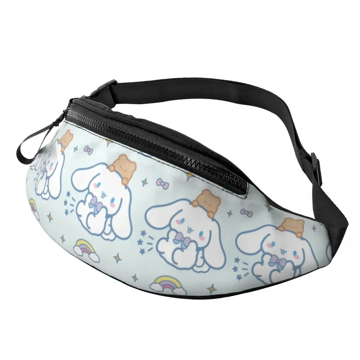 Custom Cinnamoroll Printed Fanny Pack Women Men Crossbody Waist Bag for Running Phone Money Pouch
Custom Cinnamoroll Printed Fanny Pack Women Men Crossbody Waist Bag for Running Phone Money Pouch