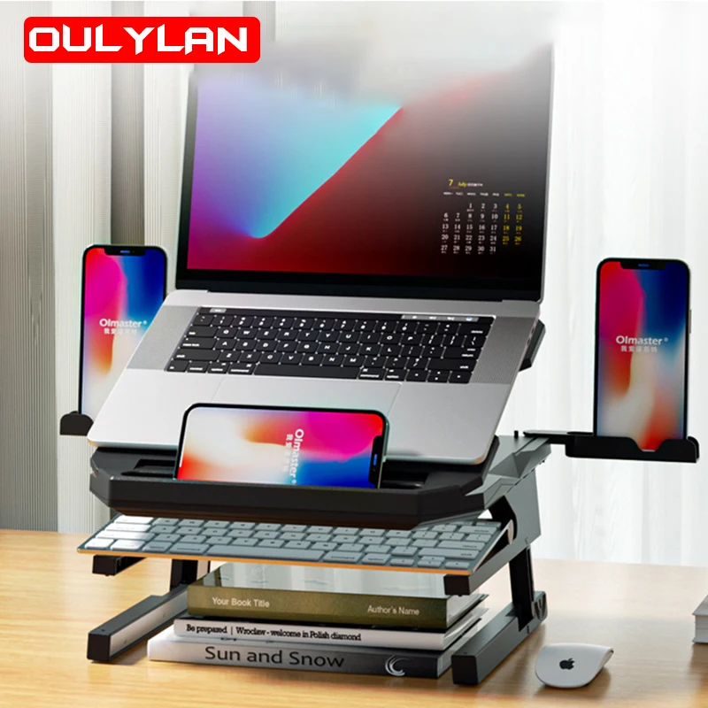 Oulylan Laptop Stand for Notebooks Support for Laptop on Desk Adjustable and Foldable Tablet Support Holder Laptop Accessories
Oulylan Laptop Stand for Notebooks Support for Laptop on Desk Adjustable and Foldable Tablet Support Holder Laptop Accessories