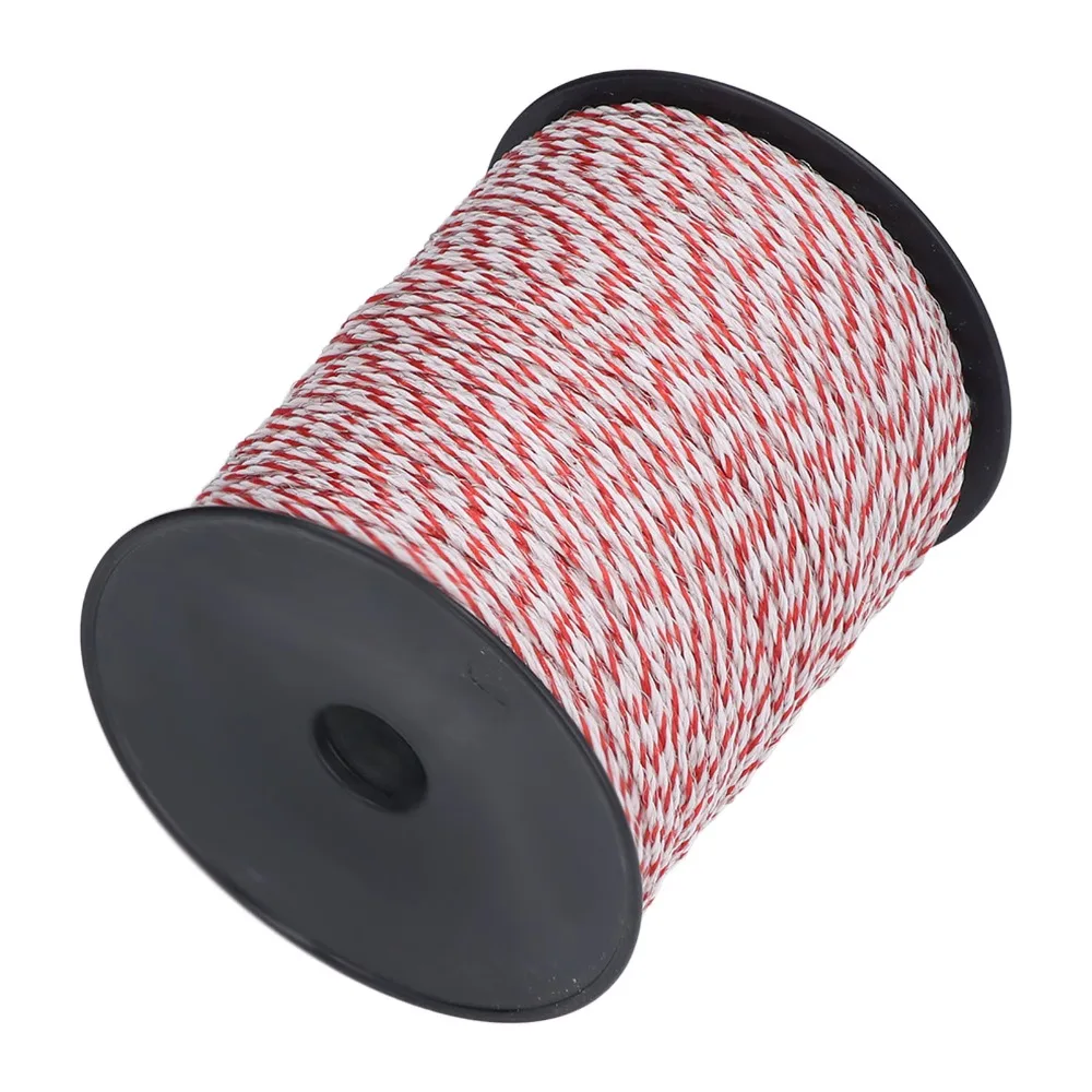 500m Length Electric Fence Power Rope Durable 2mm Diameter Electric Fence Power Wire PE Rope Recyclable
500m Length Electric Fence Power Rope Durable 2mm Diameter Electric Fence Power Wire PE Rope Recyclable