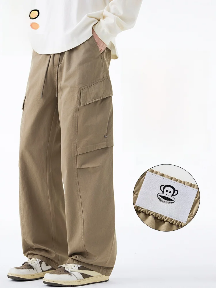 PaulFrank Men's Casual Pants American Workwear Loose Pure Cotton Khaki Wide Leg Knife Pants Autumn Seasonal Faion Trousers
PaulFrank Men's Casual Pants American Workwear Loose Pure Cotton Khaki Wide Leg Knife Pants Autumn Seasonal Faion Trousers