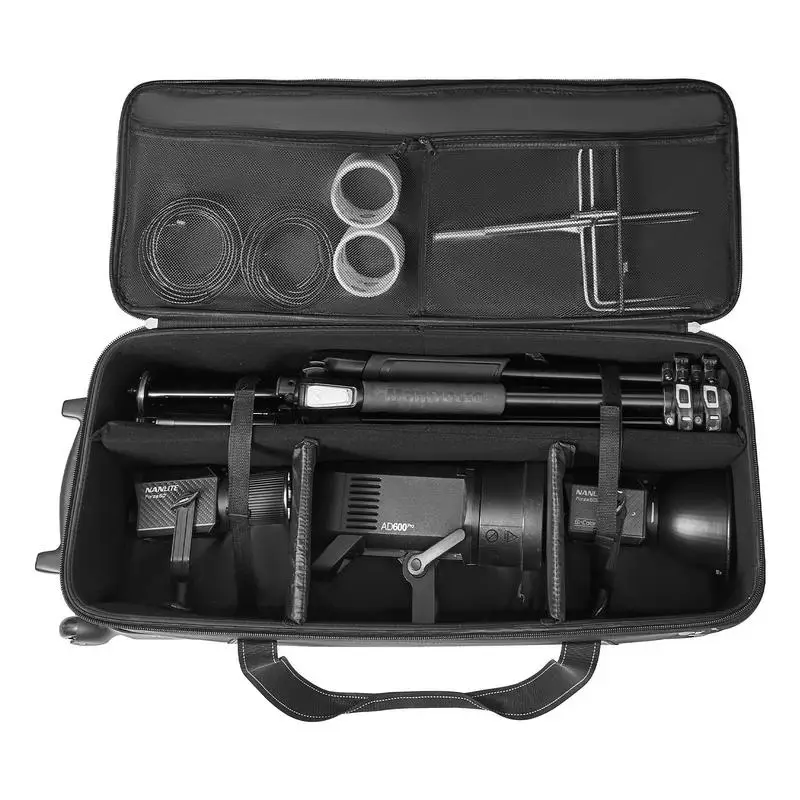 Studio Equipment Trolley Case, 35.83 x 11.81 x 14 in / 91 x 30 x 35.5 cm, Rolling Camera Bag, Carrying Bag with Wheels Straps Padded Compartment Handle, for Light Stands, Tripods, Telescopes
Studio Equipment Trolley Case, 35.83 x 11.81 x 14 in / 91 x 30 x 35.5 cm, Rolling Camera Bag, Carrying Bag with Wheels Straps Padded Compartment Handle, for Light Stands, Tripods, Telescopes