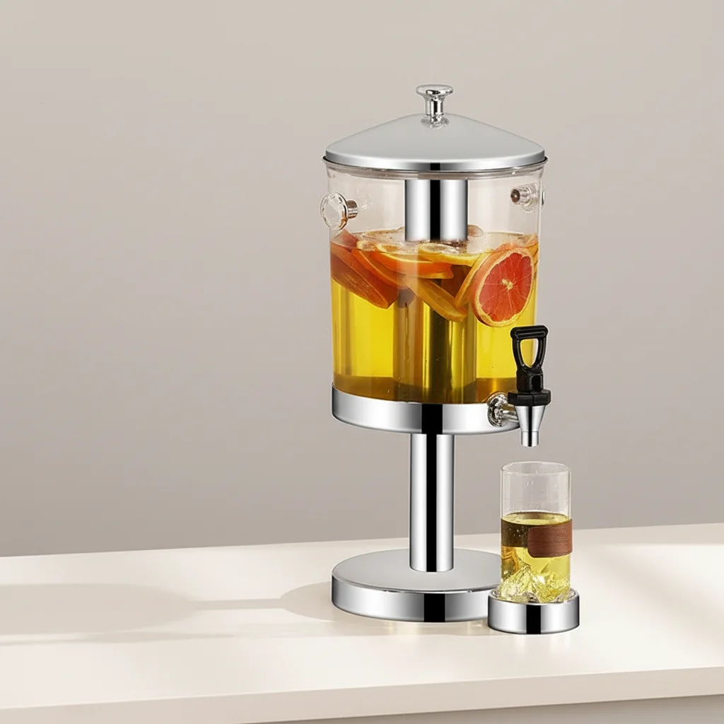 New Design 8L 201 Stainless Steel Juice Dispensers Drink Dispenser Milk Coffee Soda Beverage Beer Dispenser for Cafeteria
New Design 8L 201 Stainless Steel Juice Dispensers Drink Dispenser Milk Coffee Soda Beverage Beer Dispenser for Cafeteria