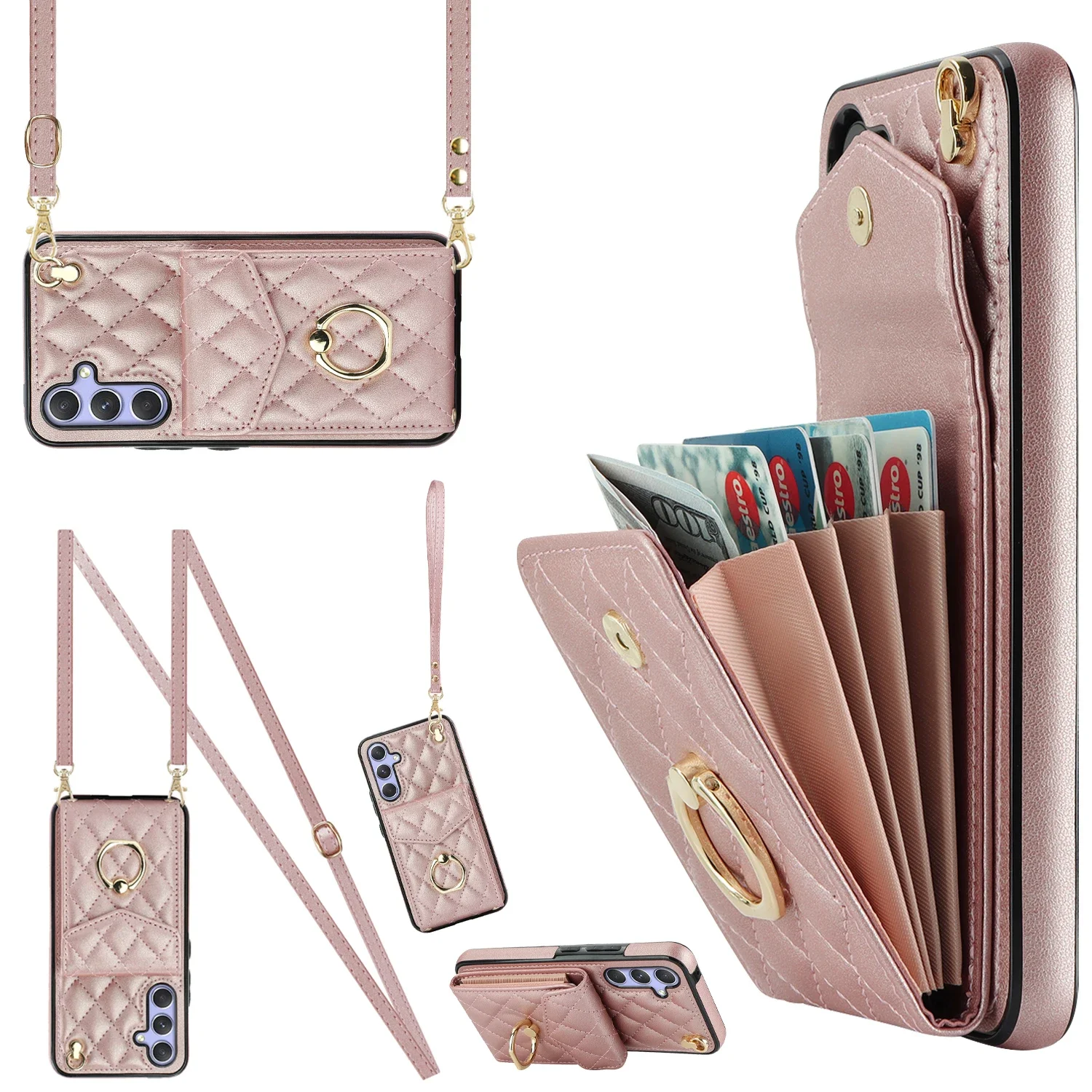 Case For Crossbody Leather Wallet Cards Solt Ring Phone Samsung Galaxy S23 S24 Ultra S22 S21 Fe S20 A55 A54 A14 Note20 Bag Cove
Case For Crossbody Leather Wallet Cards Solt Ring Phone Samsung Galaxy S23 S24 Ultra S22 S21 Fe S20 A55 A54 A14 Note20 Bag Cove