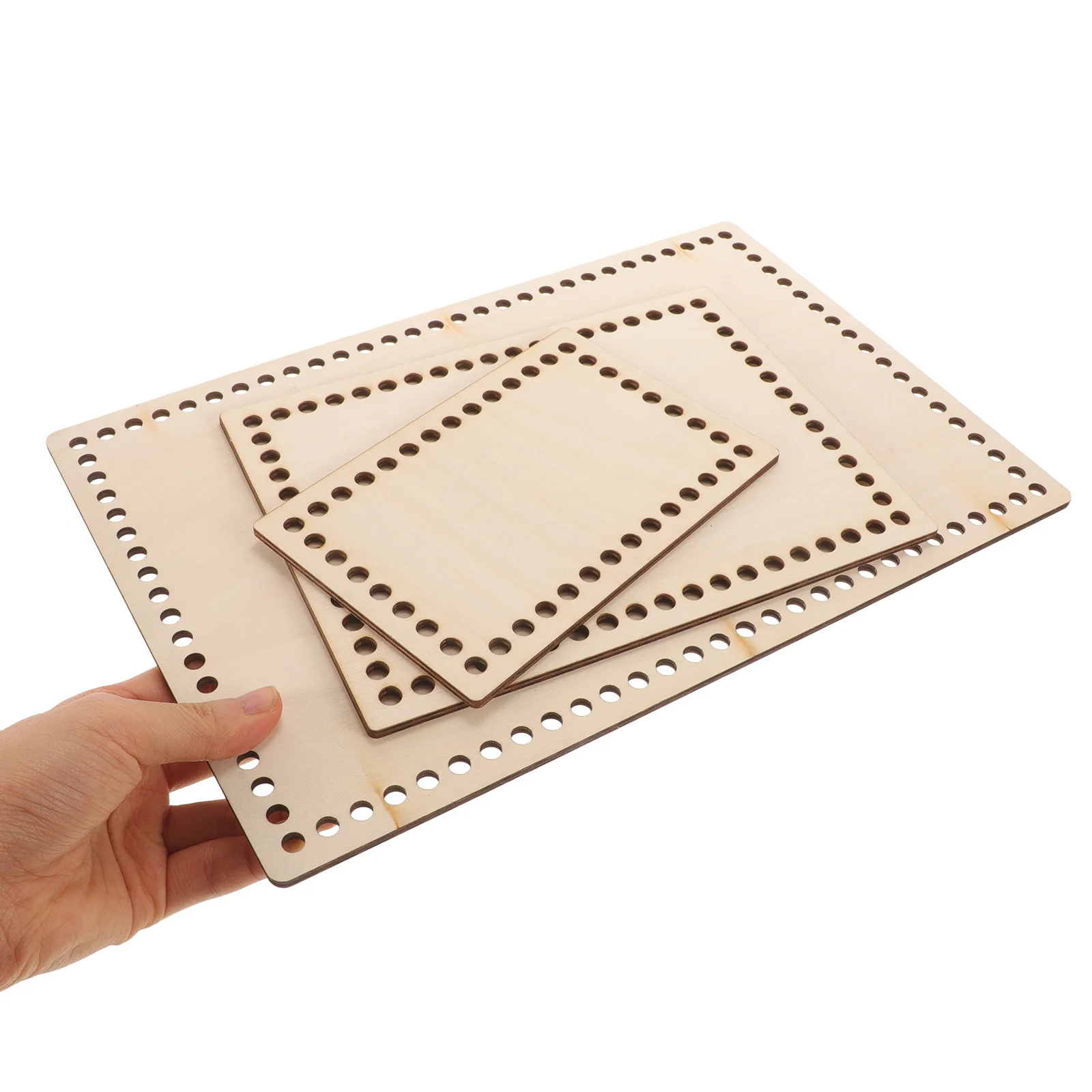 3Pcs Crochet Basket Base Wood DIY Bag Bottom Wooden Base for Weaving Basket Craft Accessories Bag DIY Supplies 
3Pcs Crochet Basket Base Wood DIY Bag Bottom Wooden Base for Weaving Basket Craft Accessories Bag DIY Supplies