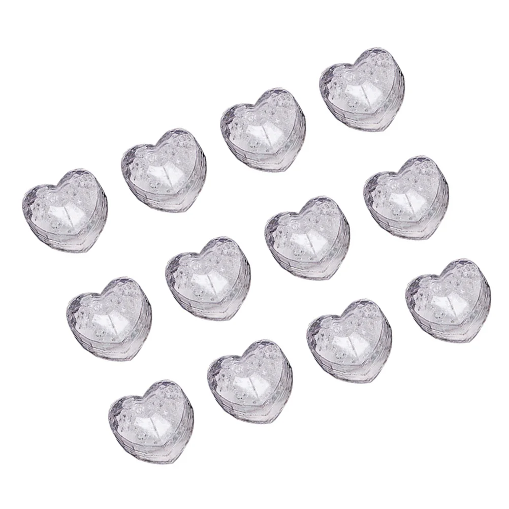 12Pcs LED Ice Cube Lights Heart Shape Colorful Glow Romantic Wedding Festival Bar Party Supplies Decoration for Ktv
12Pcs LED Ice Cube Lights Heart Shape Colorful Glow Romantic Wedding Festival Bar Party Supplies Decoration for Ktv