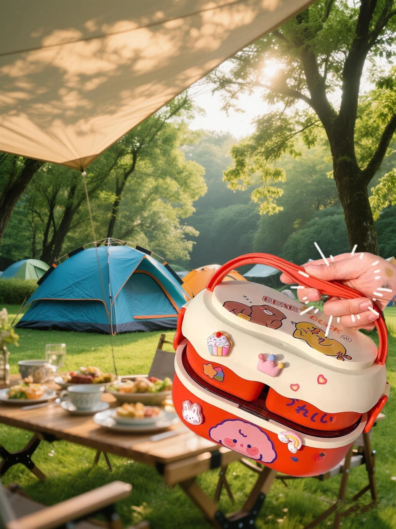 Portable Kawaii Bento Box for Girls - Microwave Safe, Leak-Proof Lunch Container with Compartments, Cute Picnic Food BoxPortable
Portable Kawaii Bento Box for Girls - Microwave Safe, Leak-Proof Lunch Container with Compartments, Cute Picnic Food BoxPortable