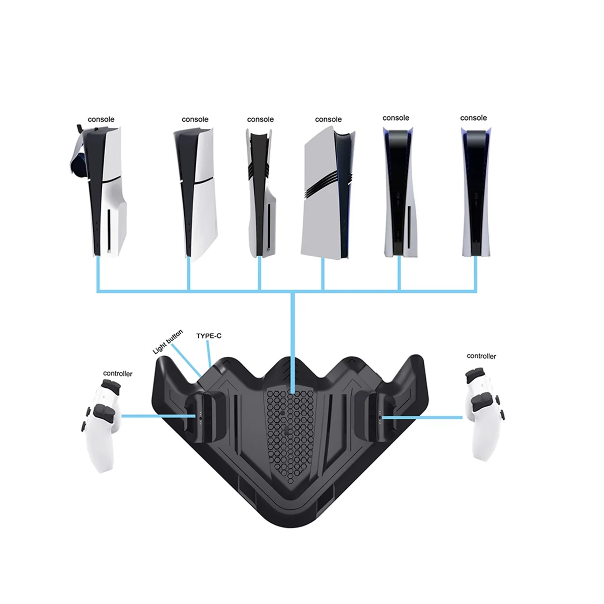 Y34A For /Pro/Slim Mini Station Handle Vharger Stand with RGB Controller Headphone Multi-Function Stand Base A
Y34A For /Pro/Slim Mini Station Handle Vharger Stand with RGB Controller Headphone Multi-Function Stand Base A