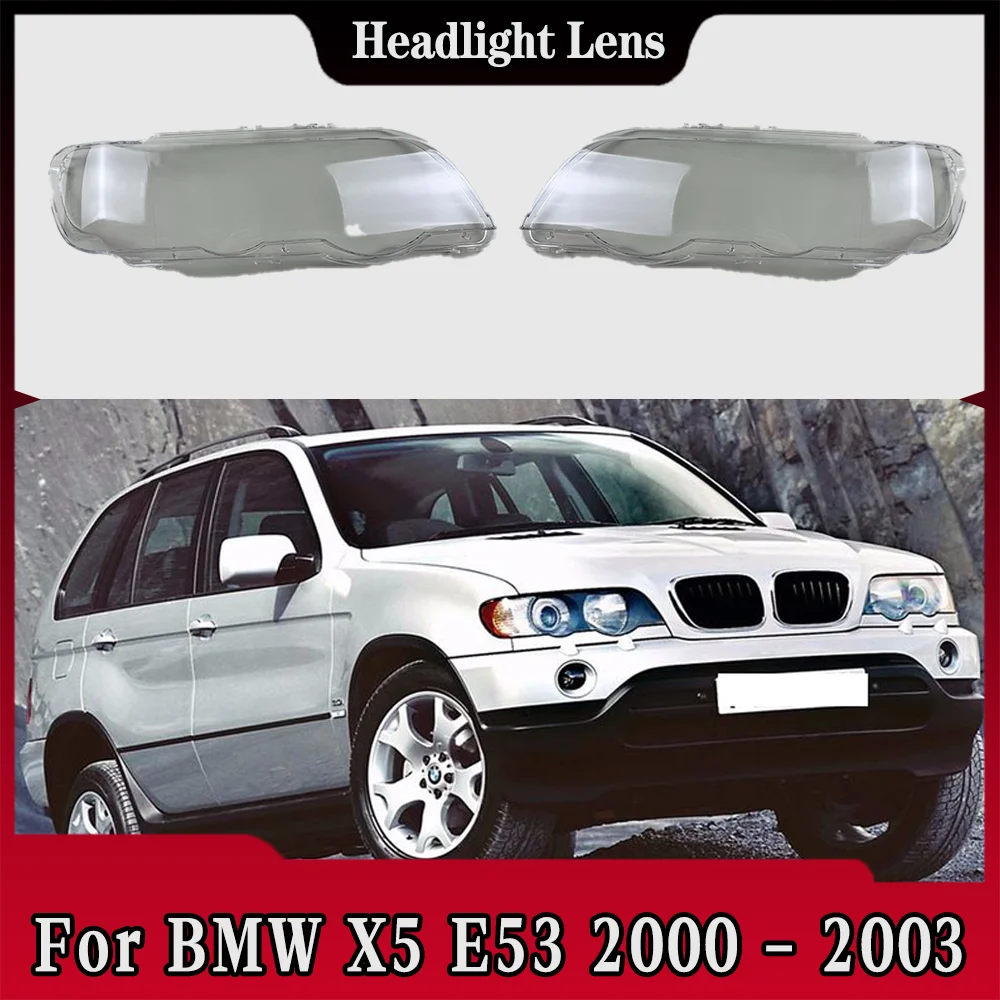 For BMW X5 E53 2000 2001 2002 2003 Front Headlight Cover Transparent Headlamp Lamp Shell Replace Original Lampshade Glasslens
For BMW X5 E53 2000 2001 2002 2003 Front Headlight Cover Transparent Headlamp Lamp Shell Replace Original Lampshade Glasslens
