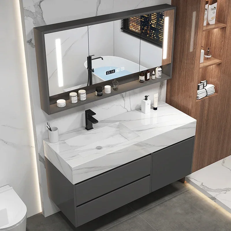 Modern Wall Mounted Floating Shower Cabinet Bathroom Vanity Sets With Smart Mirror Cabinet
Modern Wall Mounted Floating Shower Cabinet Bathroom Vanity Sets With Smart Mirror Cabinet