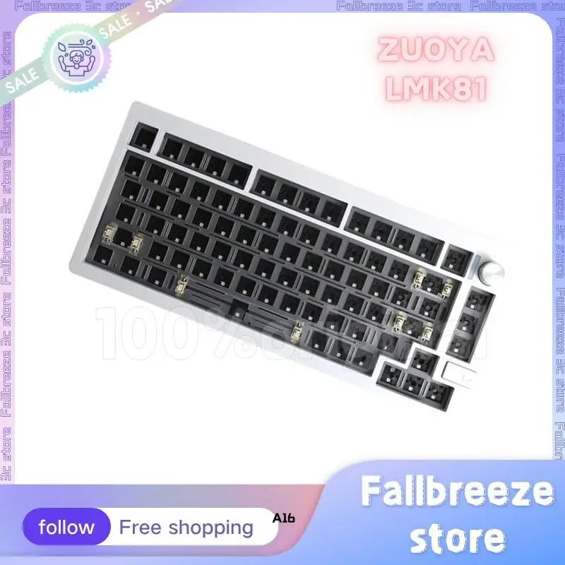 Zuoya LMK81 Mechanical Keyboard Wireless Gaming Keyboards 68Keys 3 Mode Bluetooth RGB 2.4G Custom Aluminium Keyboard Gamer Gift
Zuoya LMK81 Mechanical Keyboard Wireless Gaming Keyboards 68Keys 3 Mode Bluetooth RGB 2.4G Custom Aluminium Keyboard Gamer Gift