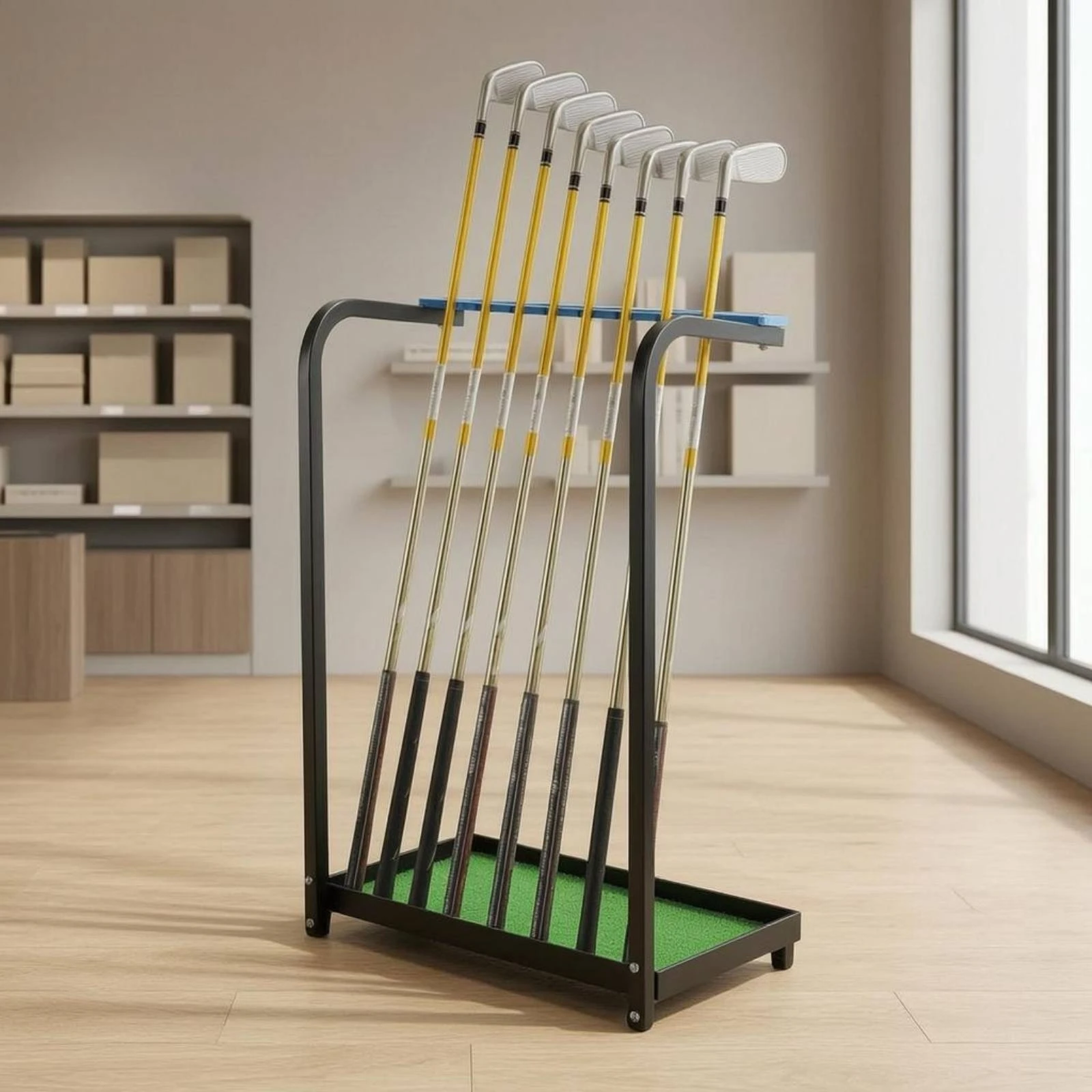 Nine-Slot Golf Club Stand Upright Golf Club Display Stand
Nine-Slot Golf Club Stand Upright Golf Club Display Stand