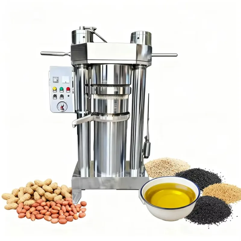 Multi-Functional Hydraulic Cold Oil Press Machine for Avocado Olive Sunflower Sesame Seeds and Cocoa Bean Extraction
Multi-Functional Hydraulic Cold Oil Press Machine for Avocado Olive Sunflower Sesame Seeds and Cocoa Bean Extraction