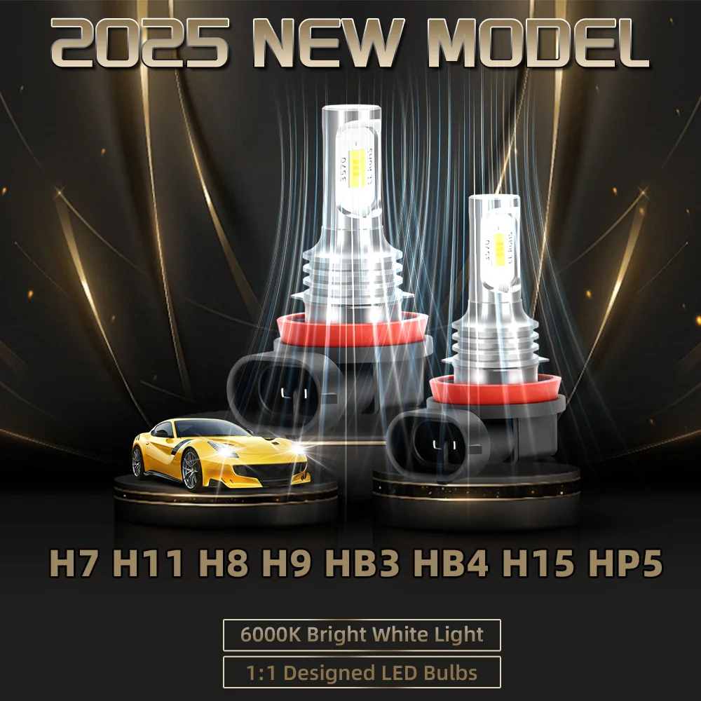 2PCS H8 H11 Led HB4 9006 HB3 9005 Fog Lights Bulb H7 H15 HP5 3570 CSP 6000K White Car Driving Running Lamp Auto Front Lamp 12V
2PCS H8 H11 Led HB4 9006 HB3 9005 Fog Lights Bulb H7 H15 HP5 3570 CSP 6000K White Car Driving Running Lamp Auto Front Lamp 12V