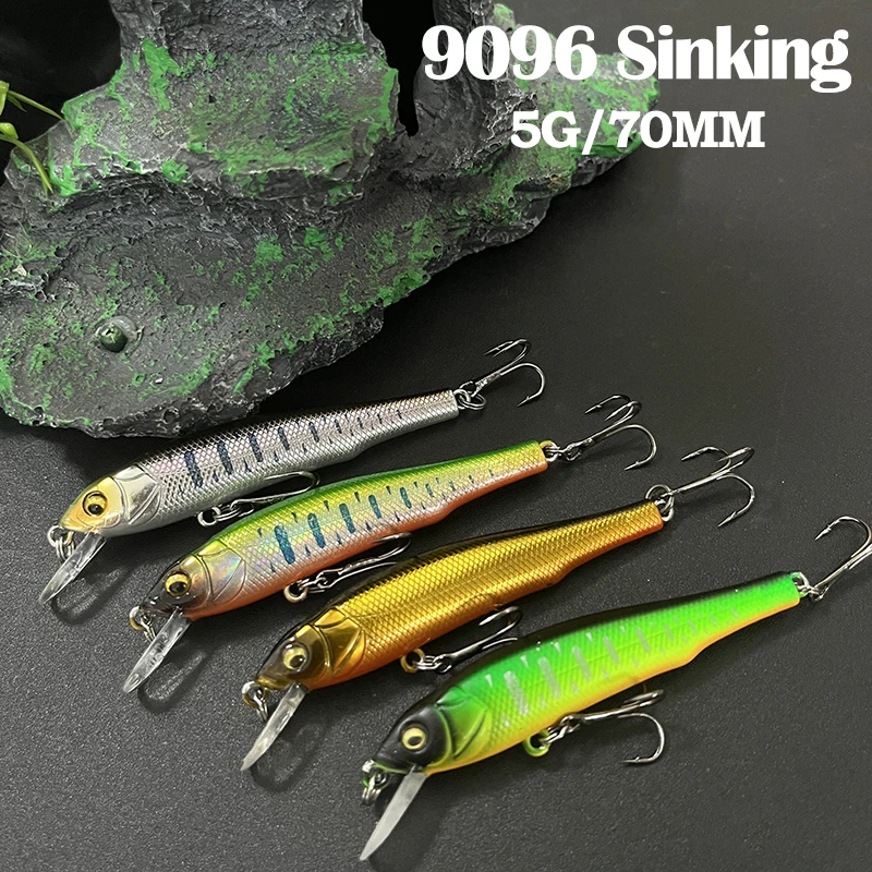 70mm 5g Slow Sinking Minnow Fishing Lures Pesca Rolling Wobblers for Freshwater Pike Trout Artificial Bait Fishing Accessories
70mm 5g Slow Sinking Minnow Fishing Lures Pesca Rolling Wobblers for Freshwater Pike Trout Artificial Bait Fishing Accessories