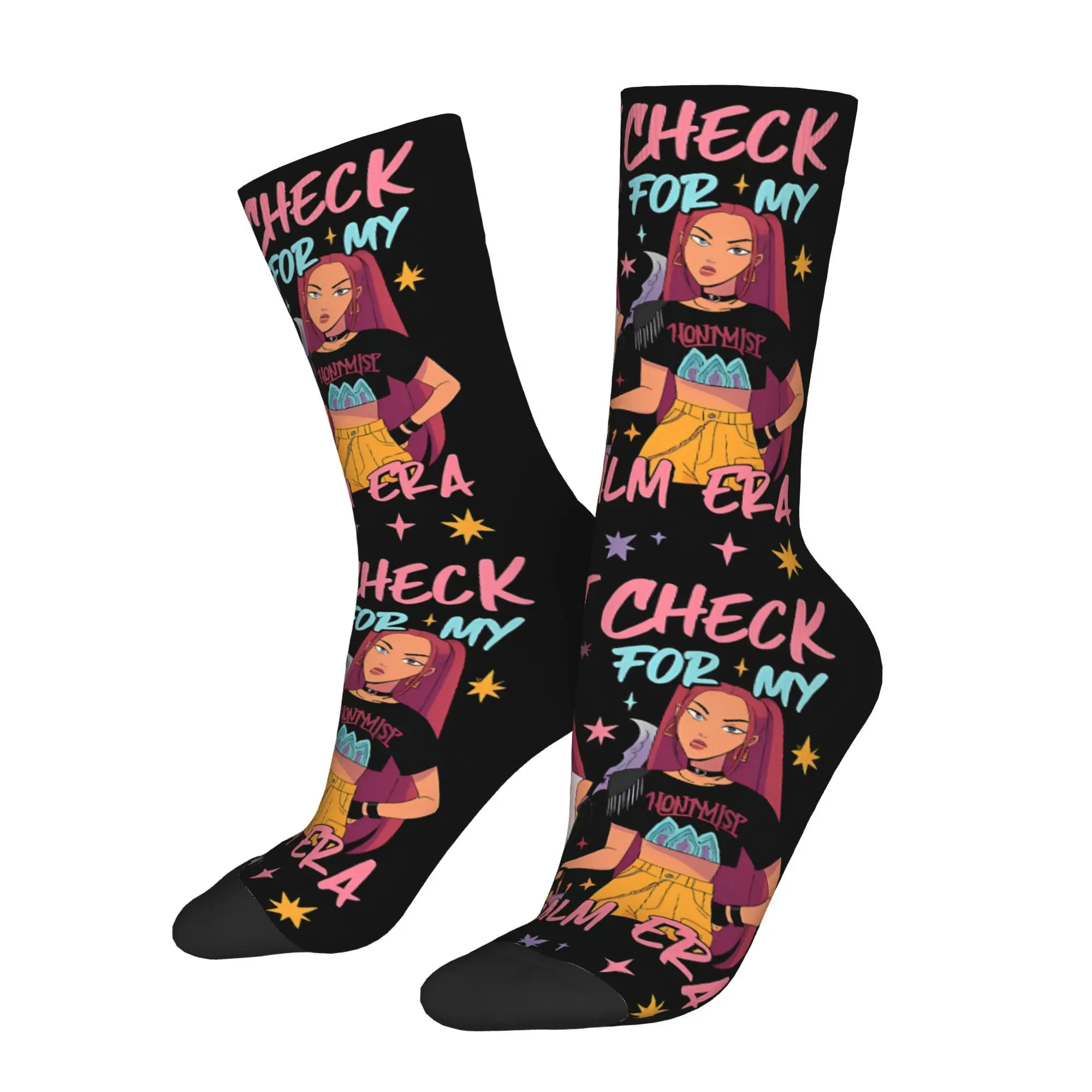 K POP Huntrx Cartoon KPop Demon Hunters Anime Sock Printed Man Polyester Fashion
K POP Huntrx Cartoon KPop Demon Hunters Anime Sock Printed Man Polyester Fashion