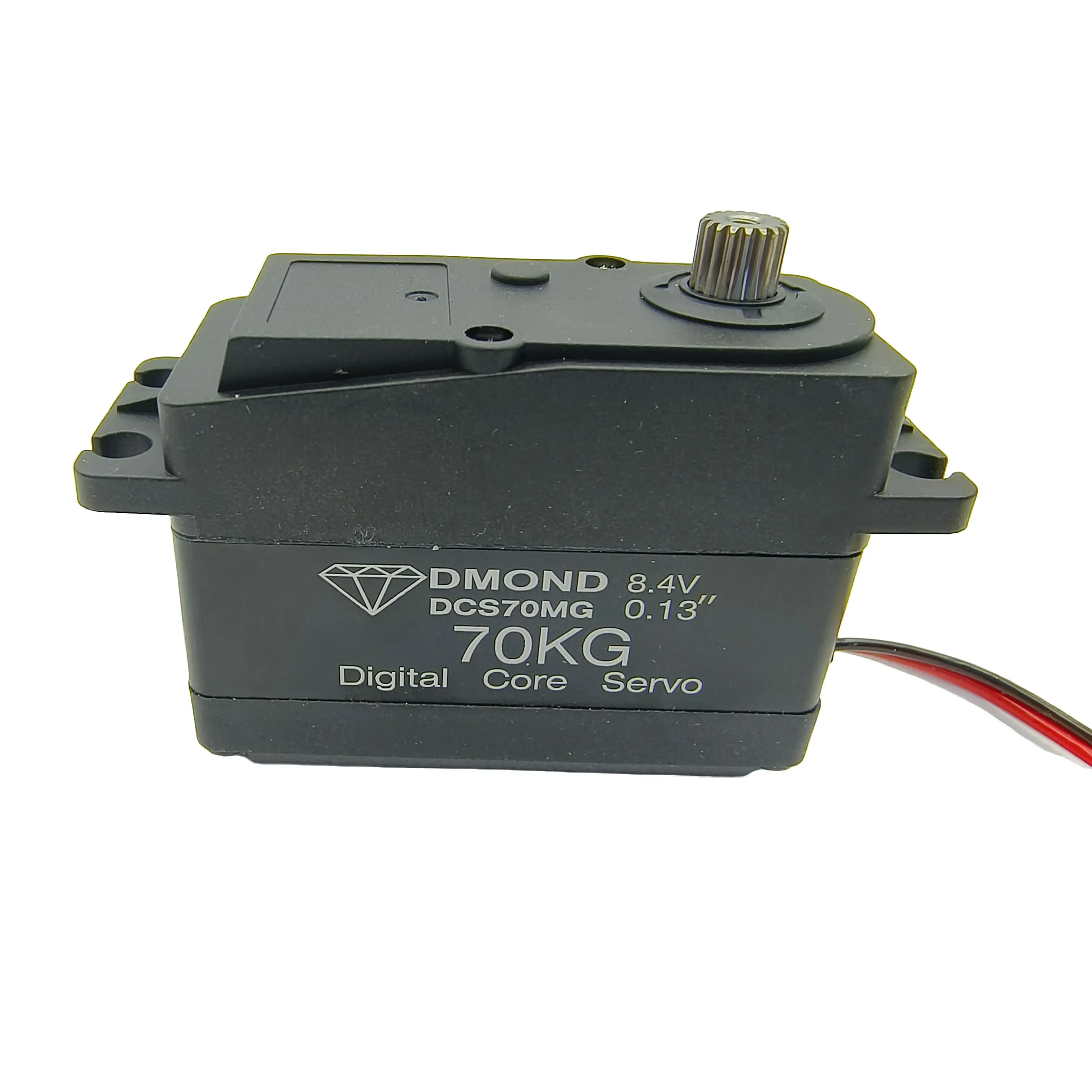 DMOND DCS70MG 70KG 0.13sec 8.4V heavy duty Servo stainless gear core motor middle aluminum case for 1/5 Car Customized product
DMOND DCS70MG 70KG 0.13sec 8.4V heavy duty Servo stainless gear core motor middle aluminum case for 1/5 Car Customized product
