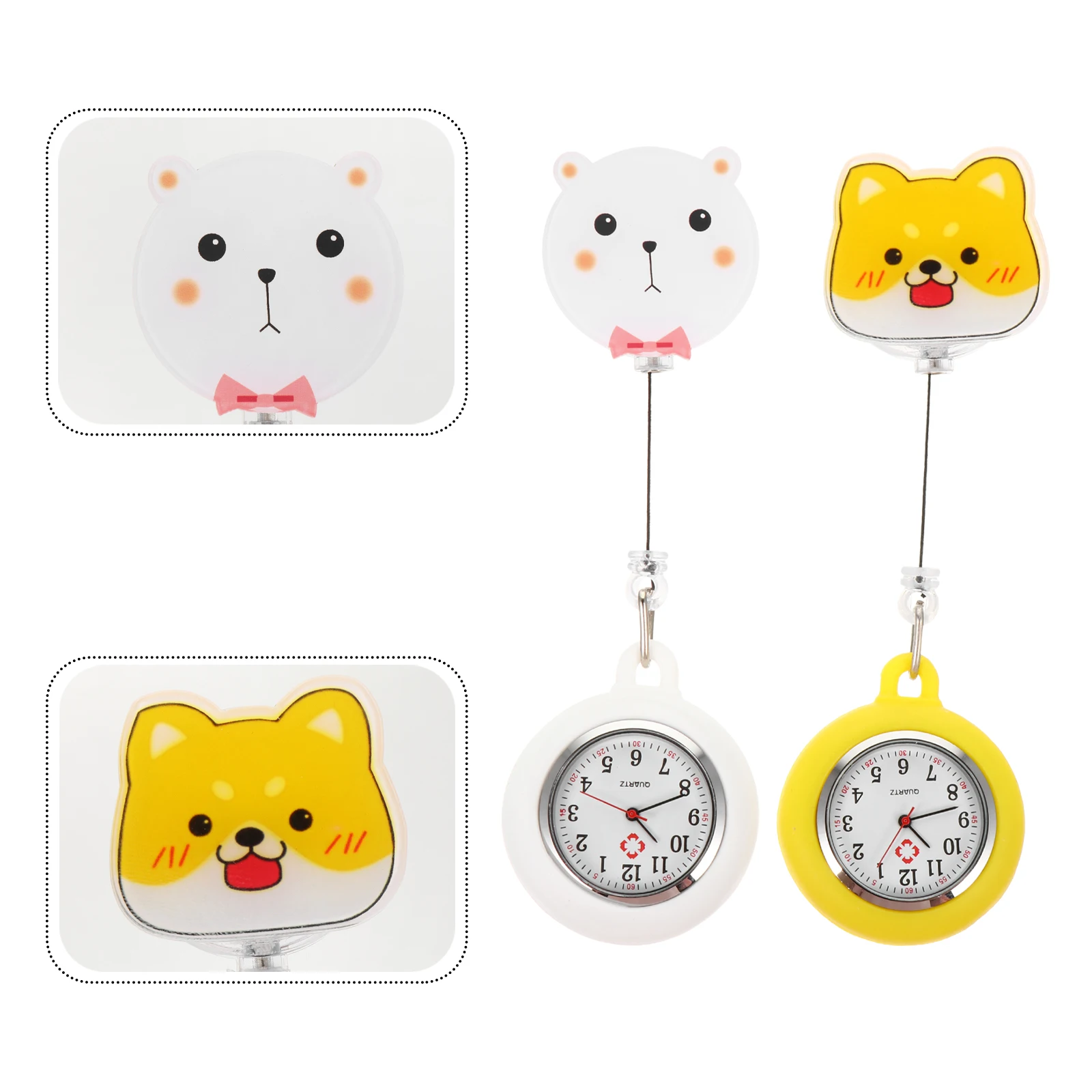 2pcs Nurse Fob Retractable Clip-On Nursing Pocket Watch For Women Lightweight Medical Timepiece Safety Clip Accurate Quartz
2pcs Nurse Fob Retractable Clip-On Nursing Pocket Watch For Women Lightweight Medical Timepiece Safety Clip Accurate Quartz