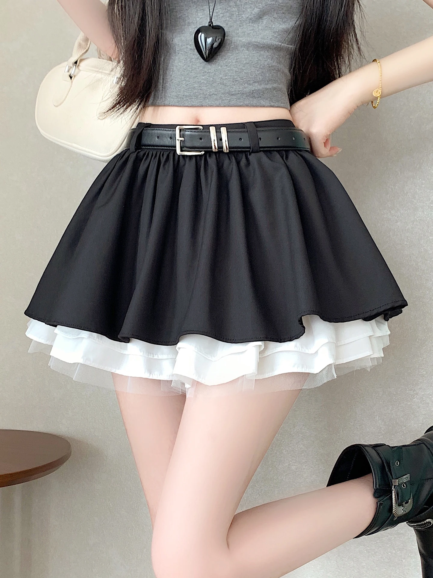 Puffy Tulle Half Skirt Women's High Waist A-Line Layered Cake Short Skirt Breathable Skin-Friendly Summer 2026 Trendy
Puffy Tulle Half Skirt Women's High Waist A-Line Layered Cake Short Skirt Breathable Skin-Friendly Summer 2026 Trendy