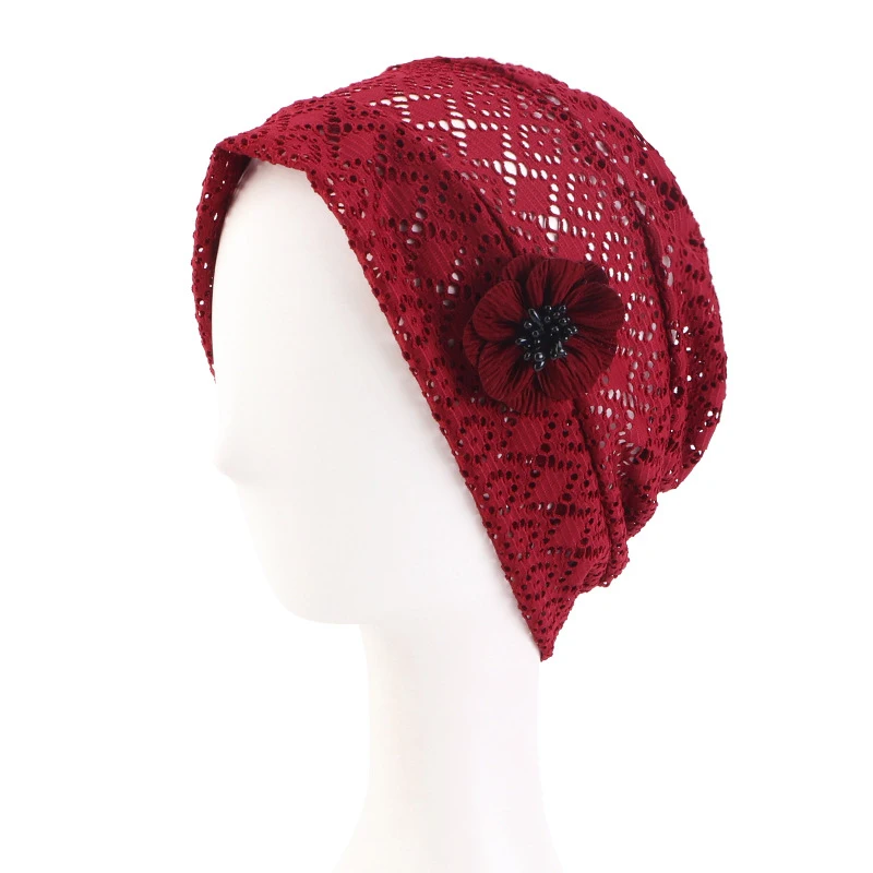 New Flower Beads Beanies Muslim Hijab Hat Women Chemo Cap Hair Loss Bonnet Hollow Out Headscarf Head Wrap Cover Turbante Mujer
New Flower Beads Beanies Muslim Hijab Hat Women Chemo Cap Hair Loss Bonnet Hollow Out Headscarf Head Wrap Cover Turbante Mujer