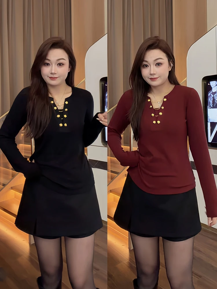 Утепленная теплая красная базовая кофта с длинным рукавом для женщин больших размеров, зимняя, с высокой талией, вязаная, простая
Утепленная теплая красная базовая кофта с длинным рукавом для женщин больших размеров, зимняя, с высокой талией, вязаная, простая