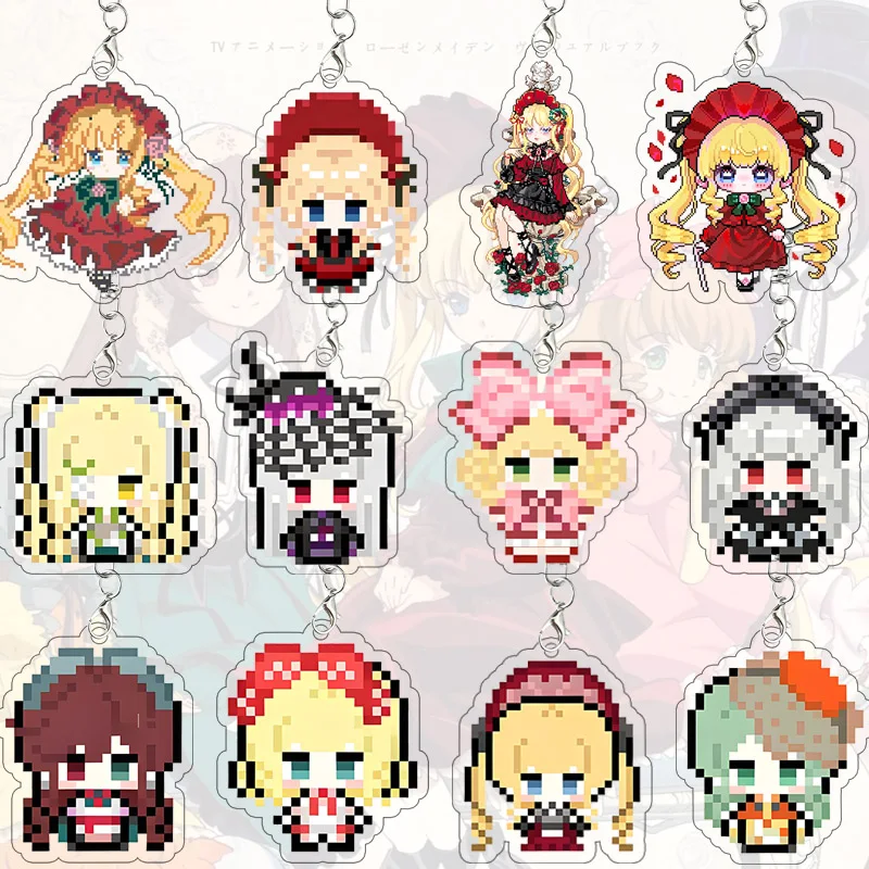 Rozen Maiden Acrylic Keychain Shinku Bag Pendant Keyring Suigintou Souseiseki Decor Anime Cartoon Accessories Birthday Gift
Rozen Maiden Acrylic Keychain Shinku Bag Pendant Keyring Suigintou Souseiseki Decor Anime Cartoon Accessories Birthday Gift