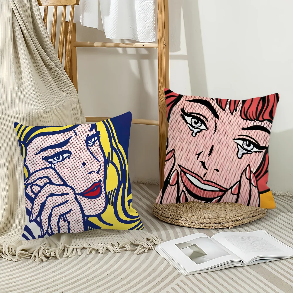 Artist R-Roy L-Lichtenstein Pillow Case Home Decoration Cushion Cover Suitable For Bedroom Car Office Sofa
Artist R-Roy L-Lichtenstein Pillow Case Home Decoration Cushion Cover Suitable For Bedroom Car Office Sofa