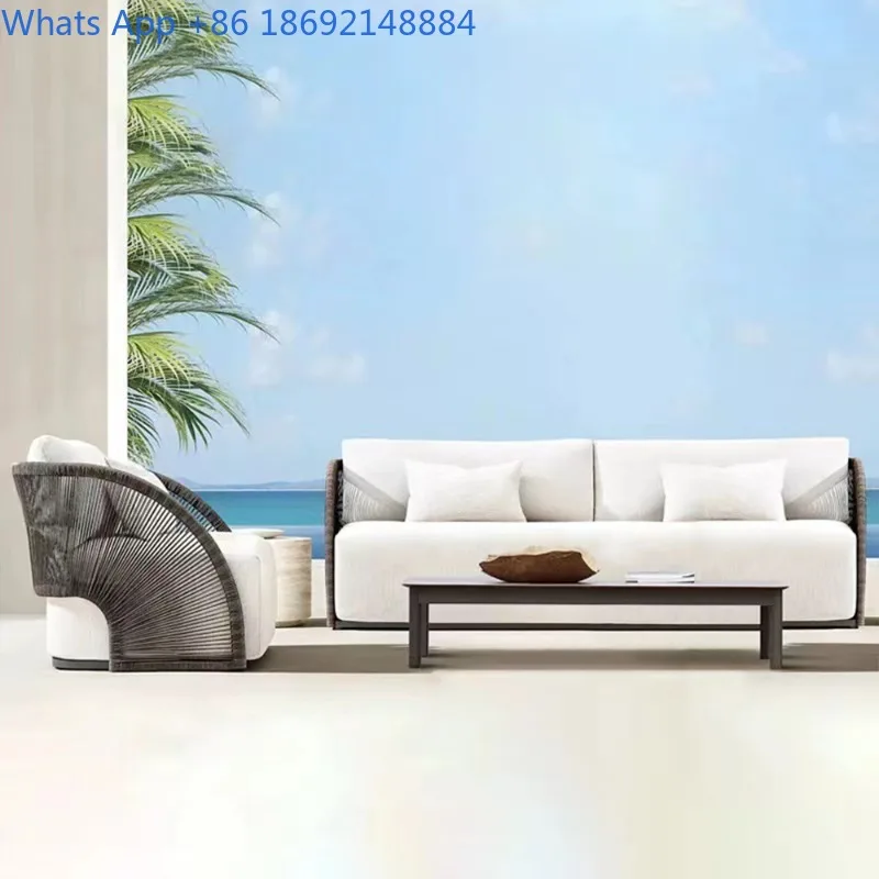 Outdoor Sofa Waterproof Sunscreen Single Double Dining Table Chair Terrace Balcony Courtyard Reclining Chair
Outdoor Sofa Waterproof Sunscreen Single Double Dining Table Chair Terrace Balcony Courtyard Reclining Chair