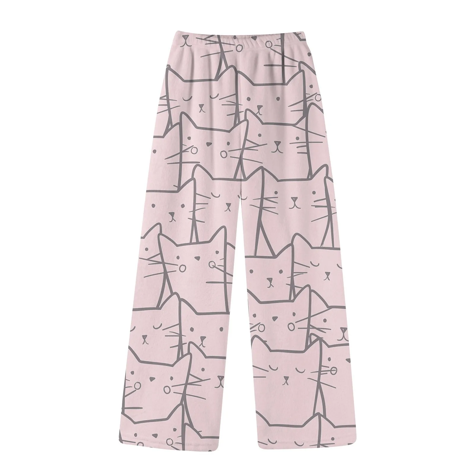 Flannel Pajama Pants Woman Kawaii Homewear Trousers Elastic Waist Casual Loose Sleeping Pants Cartoon Printing Pajama
Flannel Pajama Pants Woman Kawaii Homewear Trousers Elastic Waist Casual Loose Sleeping Pants Cartoon Printing Pajama