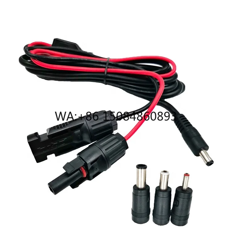 Portable Power Station Solar Generator Adapter Extension Cable 14/16/18AWG Copper Wire Solar Panel Connector DC 8mm IP67 PVC
Portable Power Station Solar Generator Adapter Extension Cable 14/16/18AWG Copper Wire Solar Panel Connector DC 8mm IP67 PVC