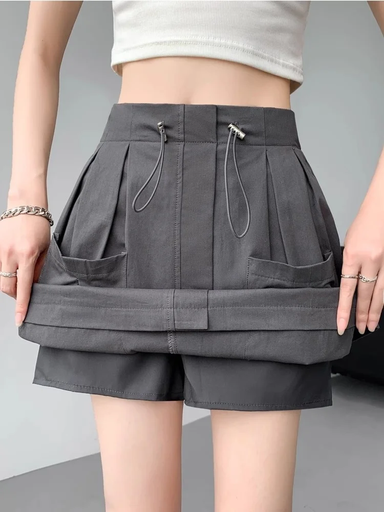 ay American Workwear Skirt Women Summer New Anti-Light Dstring Elastic High Waist A-Line ort Skirt Pants
ay American Workwear Skirt Women Summer New Anti-Light Dstring Elastic High Waist A-Line ort Skirt Pants